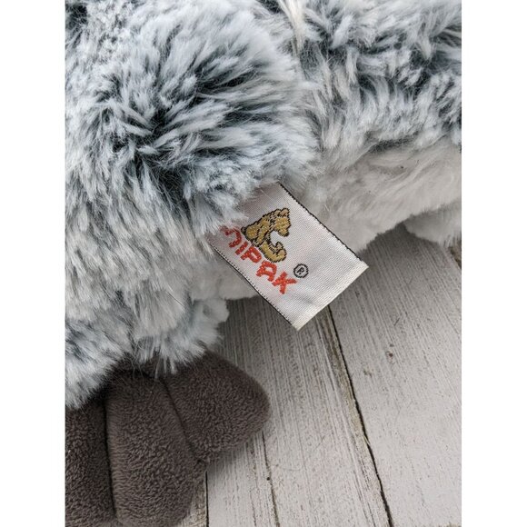 Unipak Koala Bear Plush Stuffed Animal 2016 Furry Gray White 12" - Picture 5 of 6